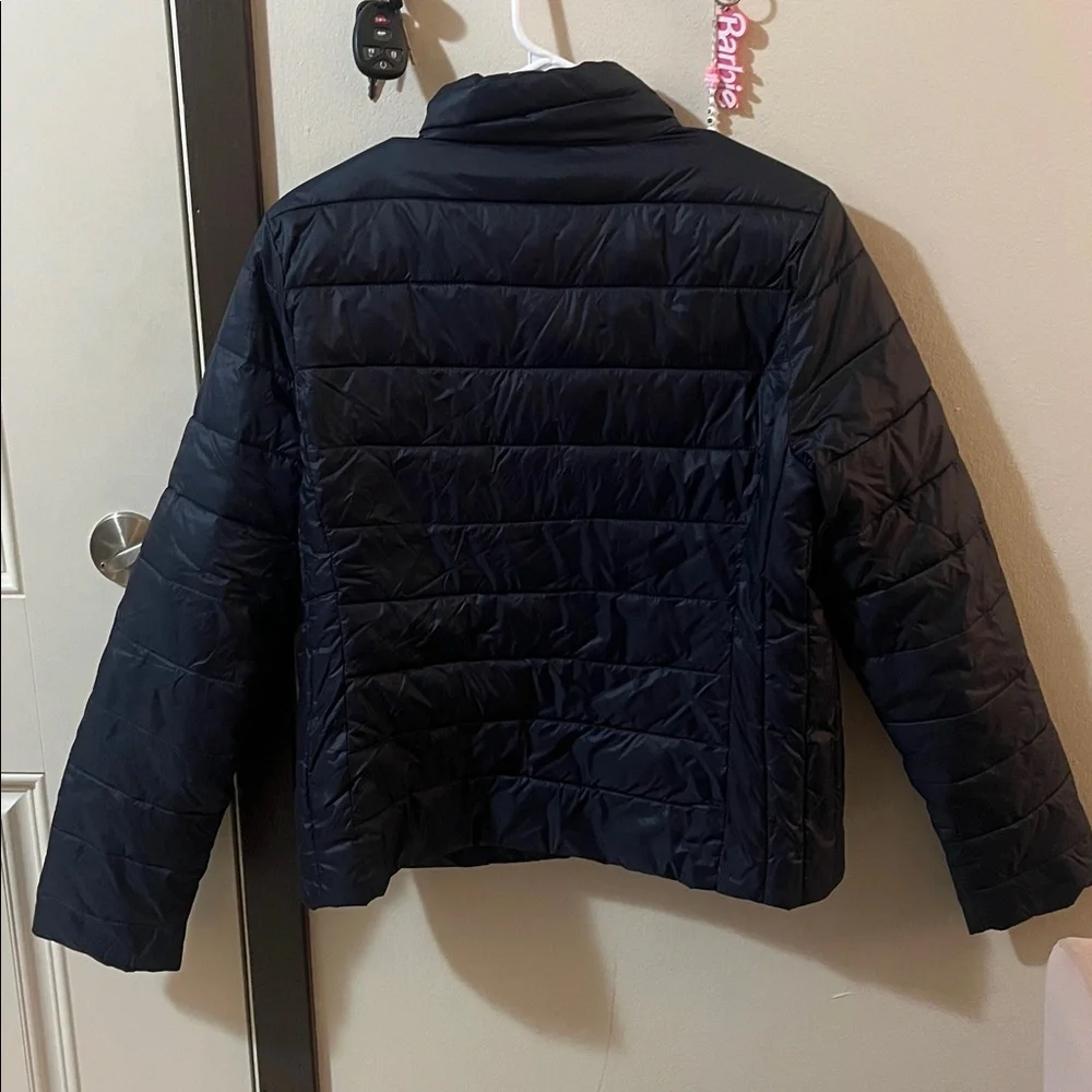 LOFT Dark Blue Quilted Jacket - Picture 3 of 3